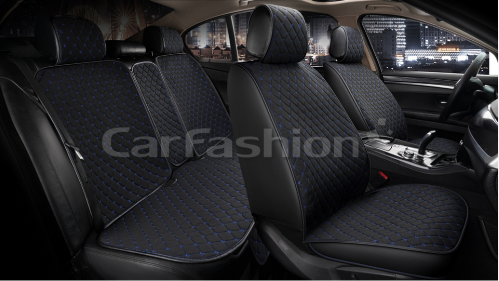 Комплект Накидок «WINNER» черный/черный/синий 22648 Комплект Накидок «WINNER» черный/черный/синий 22648