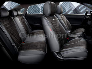 Комплект каркасных чехлов 5D «SYMBOL PLUS» т.серый/т.серый/т.серый 27257