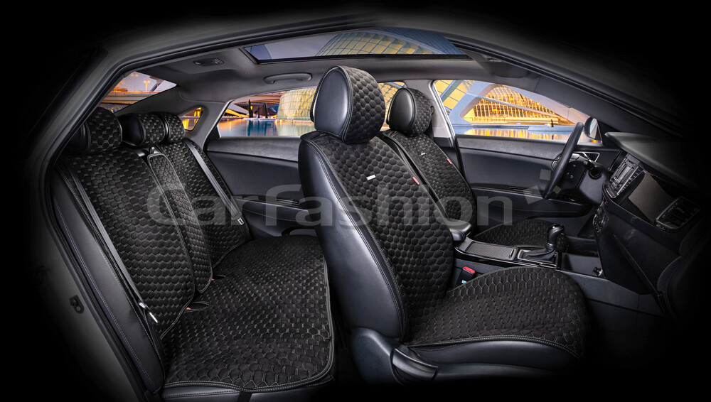 Комплект Накидок «CAPRI PRO PLUS» черный/черный/т.серый 22016 Комплект Накидок «CAPRI PRO PLUS» черный/черный/т.серый 22016