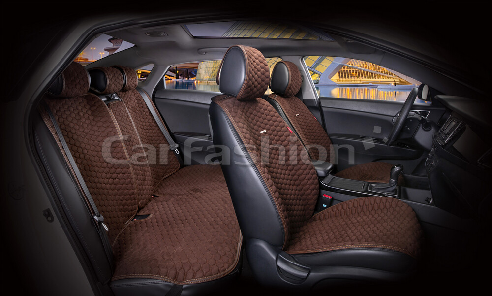 Комплект Накидок «CAPRI PRO PLUS» кофе/кофе/коричневый 22093 Комплект Накидок «CAPRI PRO PLUS» кофе/кофе/коричневый 22093