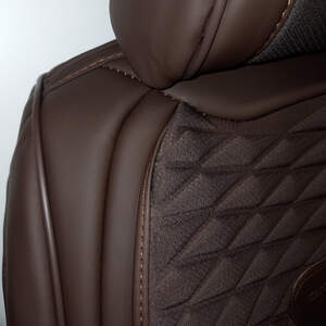 Комплект каркасных чехлов 5D «MERCURY PLUS» черный/черный/серый/серый 27230