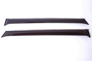 Дефлекторы окон накл. TOYOTA LAND CRUISER 100 (1998-2007)   LEXUS LX II 470 EuroStandart «КОБРА Тюнинг» хро