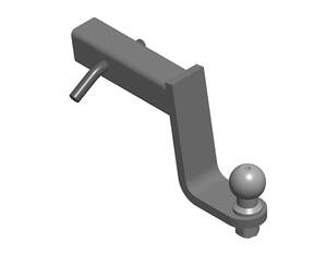 Узел сцепной в сборе US-2" (50х50) занижение 150 мм