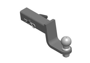 Узел сцепной в сборе US-2" (50х50) занижение 90 мм