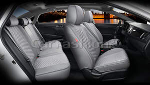 Комплект каркасных чехлов 5D «ROVER PLUS» серый/серый/серый 27272