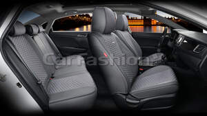 Комплект каркасных чехлов 5D «ROVER PLUS» т.серый/т.серый/серый 27275