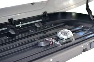 Автобокс Turino Medium (460 л.) двустороннее открывания черный от ПТ Групп