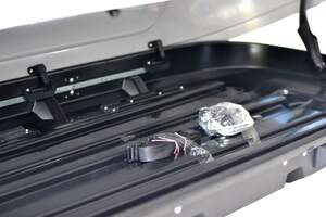 Автобокс Turino Compact (360 л.) односторонний серый от ПТ Групп