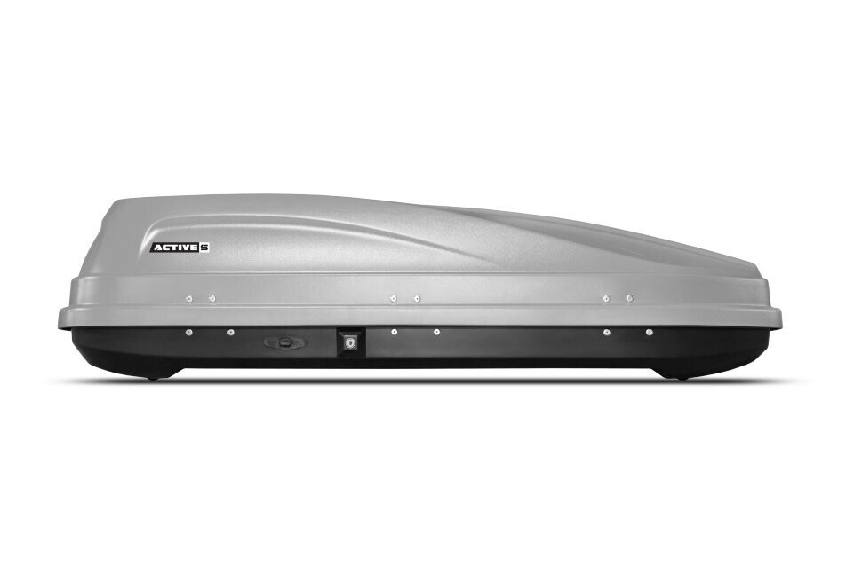 Автобокс Active S (320 л.) двустороннее открывания серый от ПТ Групп Автобокс Active S (320 л.) двустороннее открывания серый от ПТ Групп