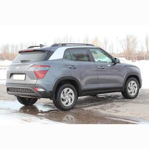 Рейлинги «APS» продольные алюминиевые для Hyundai Creta (2021- ) черные