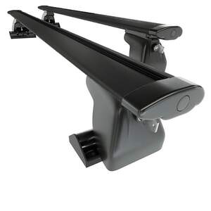 Багажник AMOS DROMADER на Т-профиль VOLKSWAGEN T5/T6 (2003-2015/2015-н.в.)(включая California, Caravelle, Multivan) (дуги аэро-крыло черные)