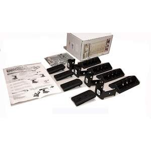 Багажник AMOS DROMADER на Т-профиль VOLKSWAGEN T5/T6 (2003-2015/2015-н.в.)(включая California, Caravelle, Multivan) (дуги аэро-крыло черные)