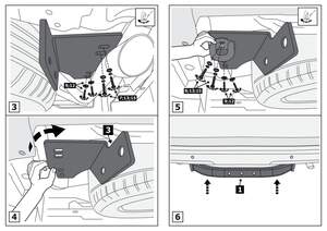 Фаркоп «Berg» для Toyota Land Cruiser Prado 150 (кроме Black Onyx) 2009-2020 2020-н.в., с нерж. накладкой, шар F, 1500/75 кг Фаркоп «Berg» для Toyota Land Cruiser Prado 150 (кроме Black Onyx) 2009-2020 2020-н.в., с нерж. накладкой, шар F, 1500/75 кг