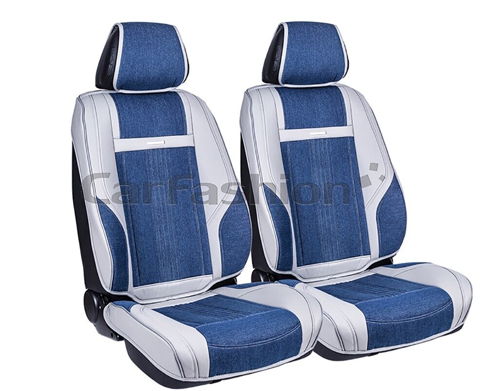 Комплект Накидок «JEANS PLUS PREMIUM» синий/серый/серый 22641 Комплект Накидок «JEANS PLUS PREMIUM» синий/серый/серый 22641