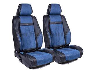 Комплект Накидок «JEANS PLUS PREMIUM» синий/черный/черный 22640