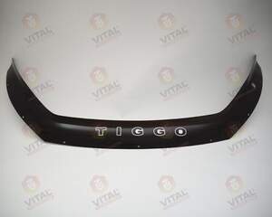 Дефлектор для капота (отбойник) CHERY TIGGO 3 (2017-) «VIP-TUNING» Дефлектор для капота (отбойник) CHERY TIGGO 3 (2017-) «VIP-TUNING»