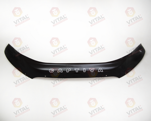 Дефлектор для капота (отбойник) CHEVROLET CAPTIVA (2011-) «VIP-TUNING»
