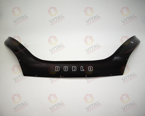 Дефлектор для капота (отбойник) FIAT DOBLO (2015-) «VIP-TUNING»