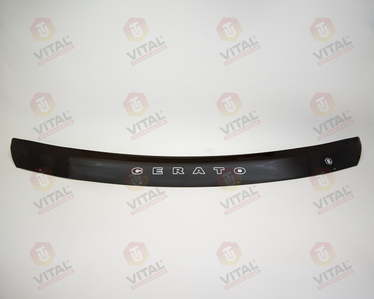 Дефлектор для капота (отбойник) KIA CERATO III (2016-2018; рестайлинг) «VIP-TUNING» Дефлектор для капота (отбойник) KIA CERATO III (2016-2018; рестайлинг) «VIP-TUNING»