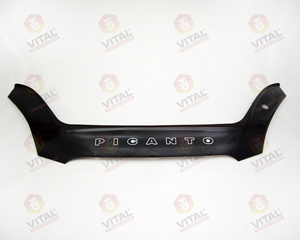 Дефлектор для капота (отбойник) KIA PICANTO (2007-2011) «VIP-TUNING»