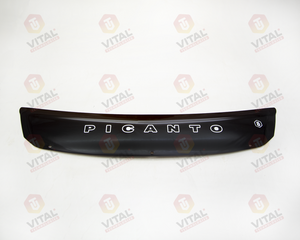 Дефлектор для капота (отбойник) KIA PICANTO III (2011-) «VIP-TUNING» Дефлектор для капота (отбойник) KIA PICANTO III (2011-) «VIP-TUNING»