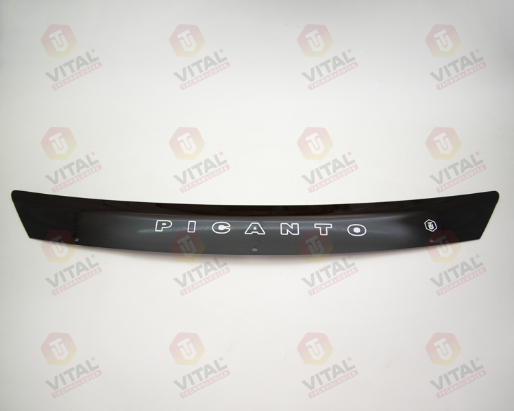 Дефлектор для капота (отбойник) KIA PICANTO IV (2017-) «VIP-TUNING» Дефлектор для капота (отбойник) KIA PICANTO IV (2017-) «VIP-TUNING»