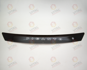 Дефлектор для капота (отбойник) KIA PICANTO IV (2017-) «VIP-TUNING» Дефлектор для капота (отбойник) KIA PICANTO IV (2017-) «VIP-TUNING»