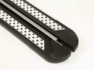 Пороги-подножки VISION 183см для CADILLAC XT5 (2017-н.в.)(алюминий+пластик) от ERKUL Пороги-подножки VISION 183см для CADILLAC XT5 (2017-н.в.)(алюминий+пластик) от ERKUL