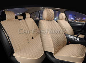 Комплект Накидок «LINEN CUBE PLUS» бежевый/бежевый/бежевый 22693