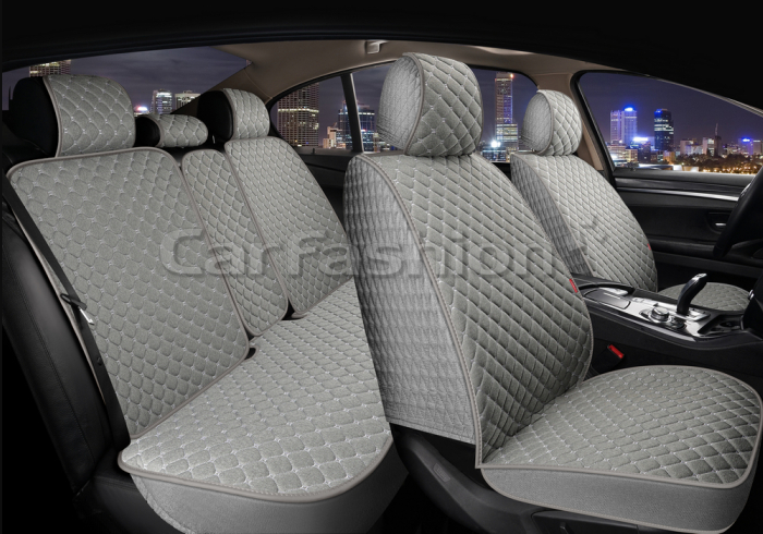 Комплект Накидок «LINEN CUBE PLUS» св.серый/св.серый/св.серый 22691 Комплект Накидок «LINEN CUBE PLUS» св.серый/св.серый/св.серый 22691