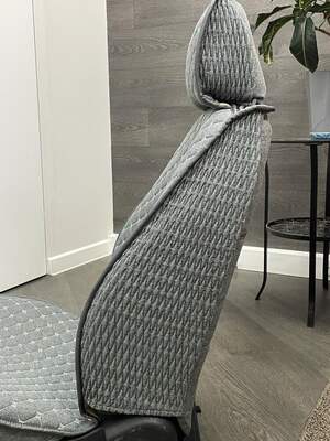 Комплект Накидок «LINEN CUBE PLUS» св.серый/св.серый/св.серый 22691
