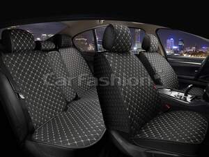 Комплект Накидок «LINEN CUBE PLUS» черный/черный/бежевый 22690