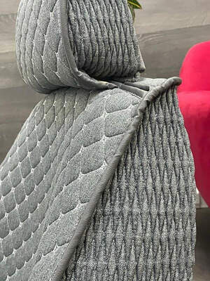 Комплект Накидок «LINEN CUBE PLUS» черный/черный/красный 22687