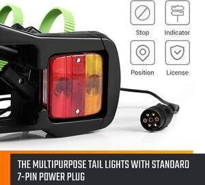 Велобагажник WELL TOUR 3 для перевозки 3-х велосипедов на фаркопе