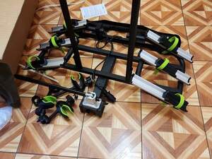 Велобагажник WELL TOUR 3 для перевозки 3-х велосипедов на фаркопе