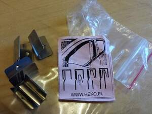 Дефлекторы окон накл. AUDI A6 (2018-; кузов C8) седан «Team HEKO»