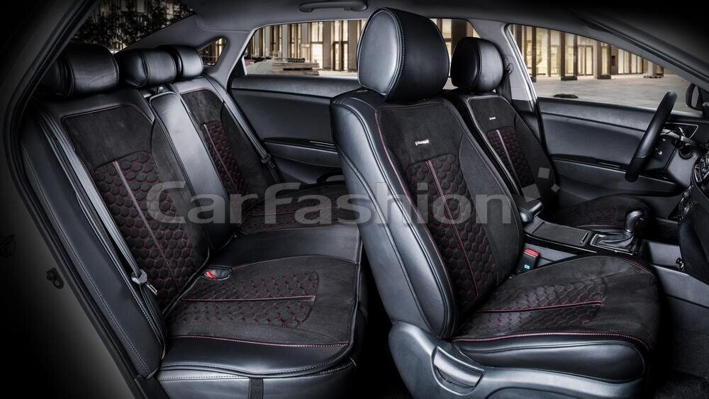 Комплект Накидок «STALKER PLUS» черный/черный/красный 22425 Комплект Накидок «STALKER PLUS» черный/черный/красный 22425