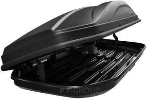 Автобокс Active L (650 л.) двустороннее открывания серый от ПТ Групп