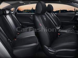 Комплект каркасных чехлов 5D «FOREST PLUS» черный/черный/черный 27278