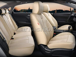 Комплект каркасных чехлов 5D «MARSHAL PLUS» бежевый/бежевый/бежевый 27285