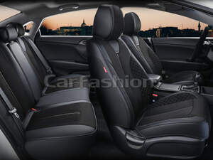 Комплект каркасных чехлов 5D «MARSHAL PLUS» черный/черный/черный 27282