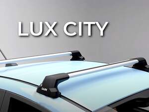 Багажные поперечины «LUX CITY» для Mazda 6 II седан,хэтчбек 2007-2012 крепление в штатные места на крыше. Черные