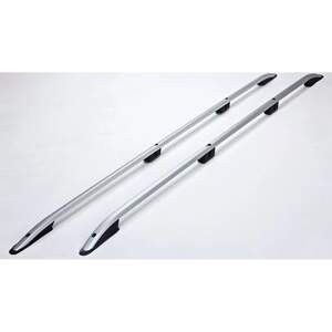 Рейлинги продольные SKYPORT для VW T5/T6, серебристые короткая база, по 4 крепления