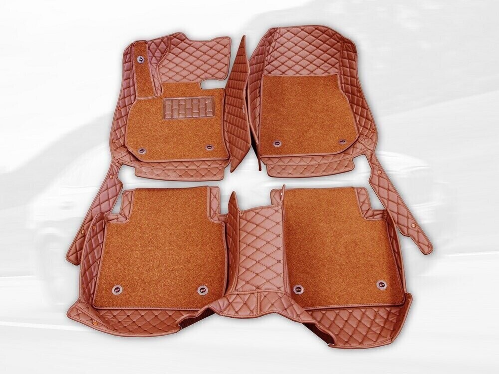 Коврики 5D из экокожи для Mercedes-Benz GL-klasse X166 2013-2016 бежевый/коричневый 70226 Коврики 5D из экокожи для Mercedes-Benz GL-klasse X166 2013-2016 бежевый/коричневый 70226