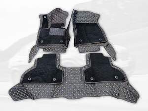 Коврики 5D из экокожи для Toyota Land Cruiser Prado 150 LEXUS GX 470 5 мест с 2017 огнетушитель черный/б 70329