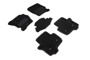 Коврики в салон текстильные SeiNtex 3D LAND ROVER DISCOVERY III (2004-2009) черные