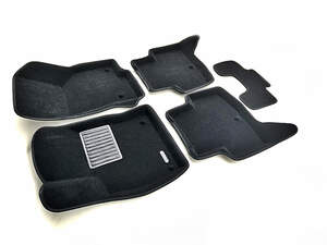 Коврики в салон текстильные Euromat 3D Business SKODA Octavia A7 (2013-2018), черные (укороченные передние) (5 шт.) Коврики в салон текстильные Euromat 3D Business SKODA Octavia A7 (2013-2018), черные (укороченные передние) (5 шт.)