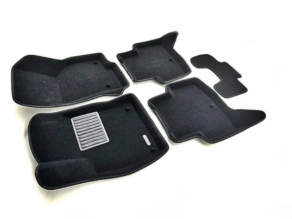 Коврики в салон текстильные Euromat 3D Business VW Golf 7 (2013-2018), черные (5 шт.) Коврики в салон текстильные Euromat 3D Business VW Golf 7 (2013-2018), черные (5 шт.)