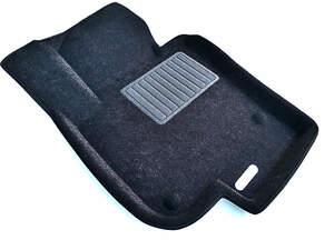 Коврики в салон текстильные Euromat 3D Business SKODA Superb (2009-2015), черные (укороченные передние) (5 шт.)