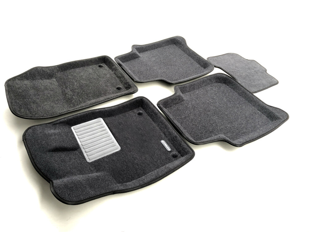 Коврики в салон текстильные Euromat 3D Business SKODA Kodiaq (2017-) серые (EMC3D)1 Коврики в салон текстильные Euromat 3D Business SKODA Kodiaq (2017-) серые (EMC3D)1